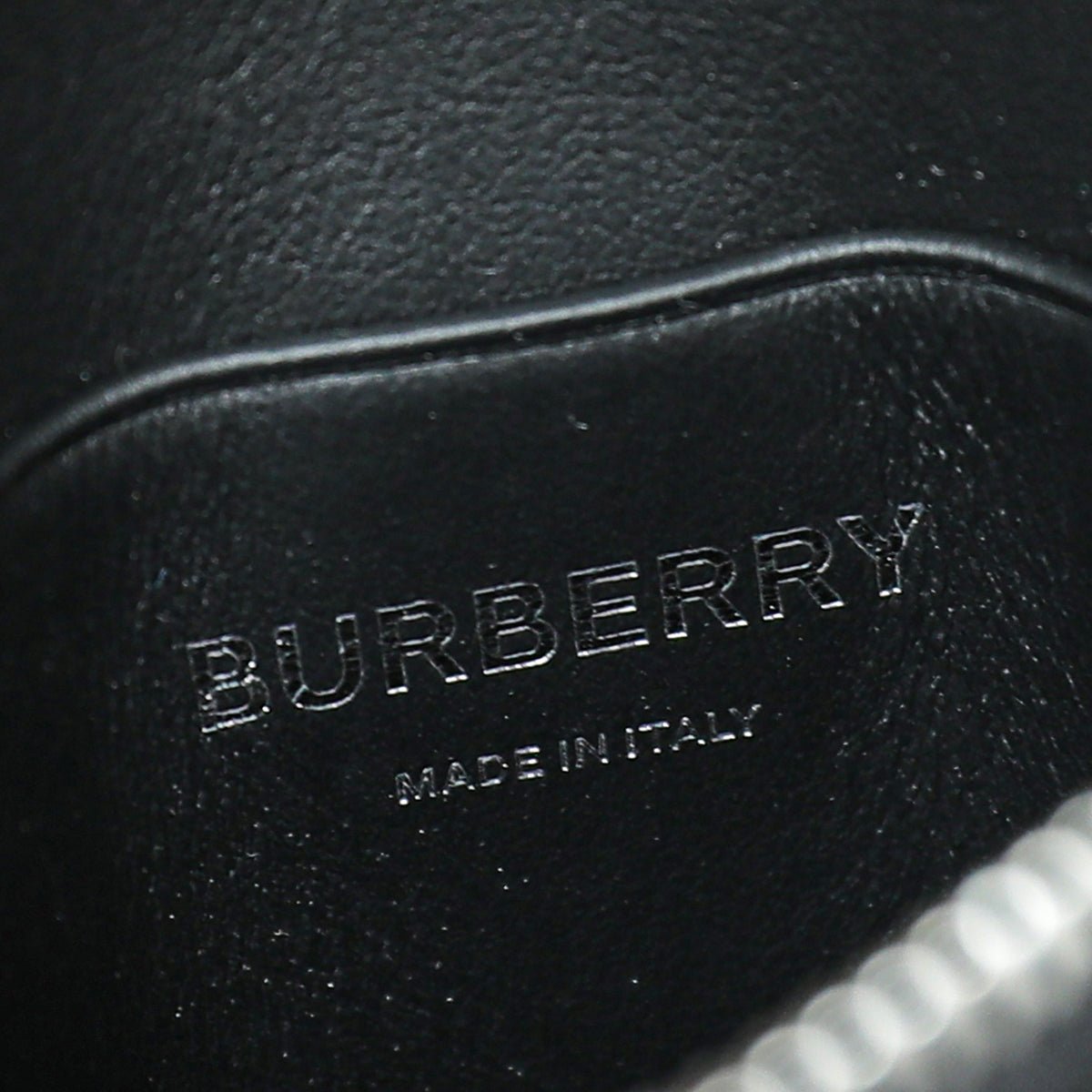 Burberry - Burberry Black TB Neck Wallet | The Closet