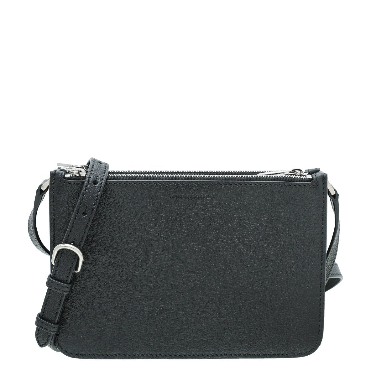 Burberry Black Triple Zipped Crossbody Bag-Burberry-THE CLOSET