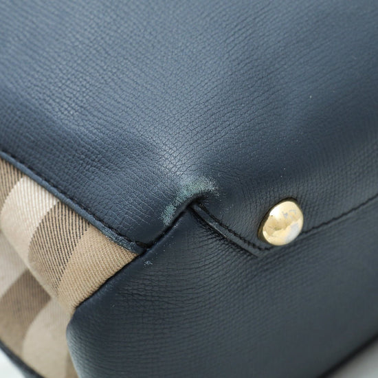 Burberry - Burberry Blue Banner Tote Medium Bag | The Closet