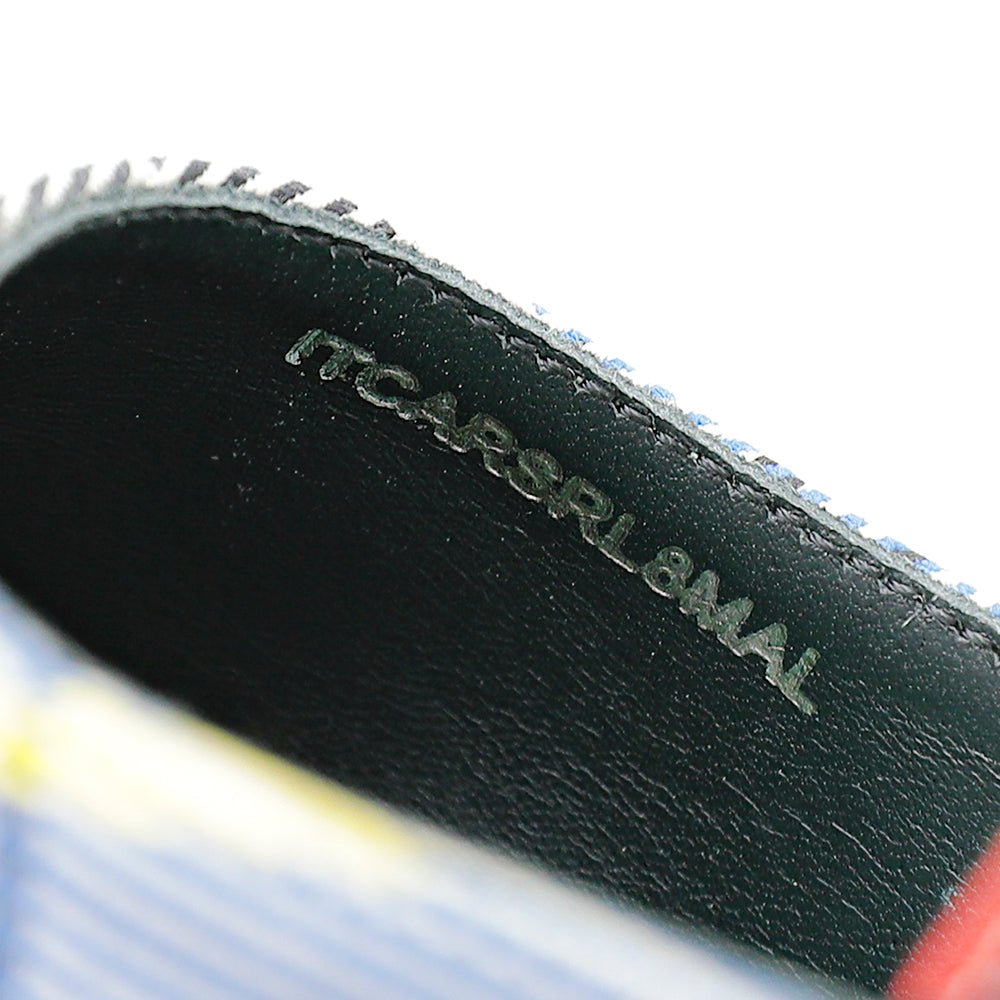 Burberry Blue Multicolor Annice Tartan Slingback Heels 40-Burberry-THE CLOSET