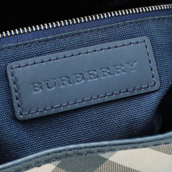 Burberry - Burberry Blue Ombre Supernova Check PVC Bilmore Tote Bag | The Closet