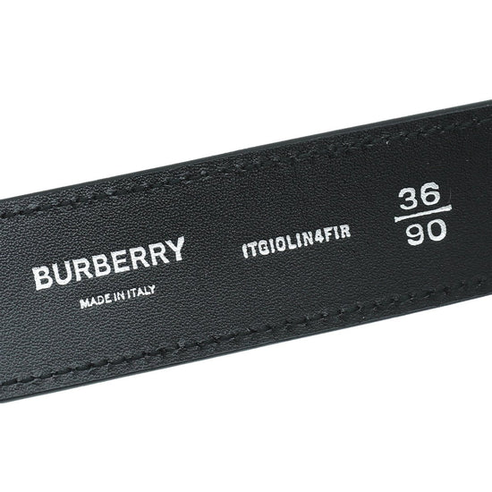 Load image into Gallery viewer, Burberry - Burberry Bridle Brown Monogram Covered Clip Belt 36 | The Closet
