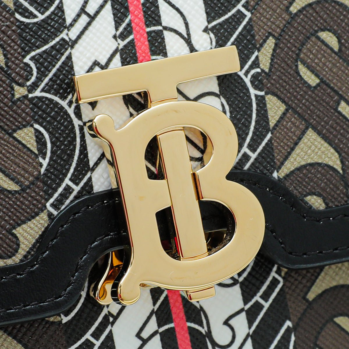 Burberry - Burberry Bridle Brown TB Monogram Robin Bag | The Closet