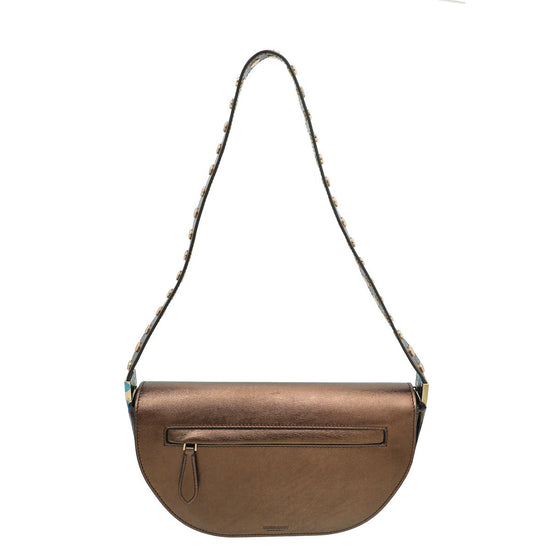 Burberry - Burberry Bronze Olympia Studs Small Flap Bag | The Closet