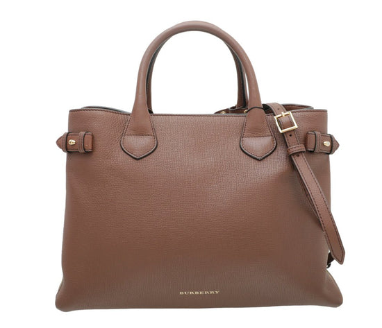 Burberry - Burberry Brown Banner Tote Bag | The Closet