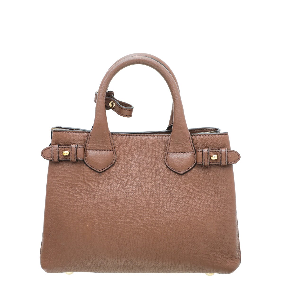 Burberry Brown Banner Tote Small Bag-Burberry-THE CLOSET