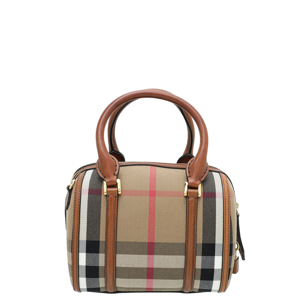 Burberry - Burberry Brown House Check Bridle Small Alchester Bowling Bag | The Closet