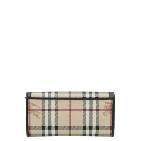 Burberry - Burberry Brown House Check Continental Wallet | The Closet