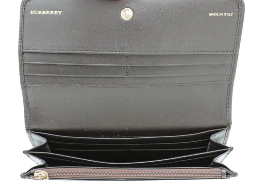 Burberry - Burberry Brown House Check Continental Wallet | The Closet