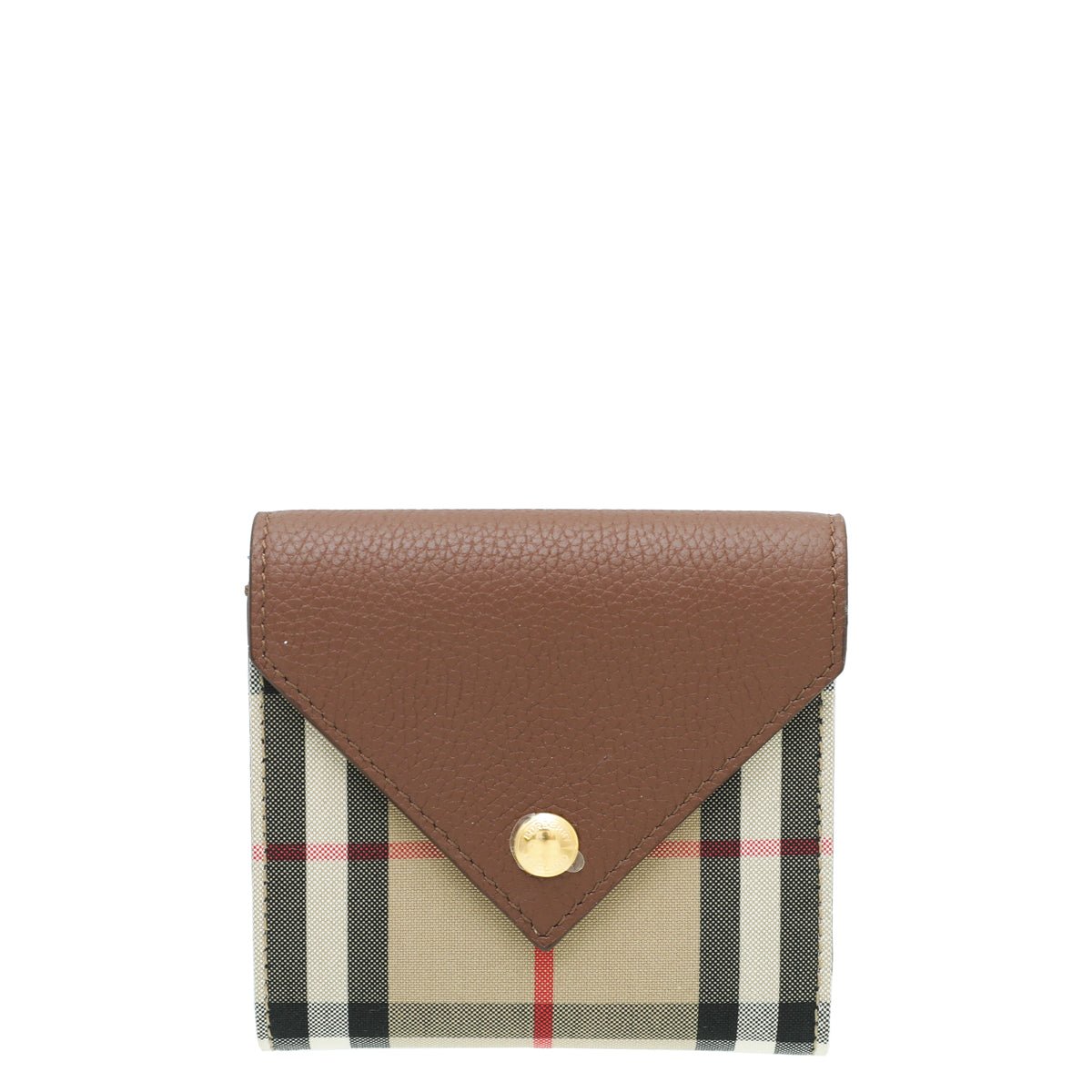 Burberry Brown Lila Vintage Check Small Wallet-Burberry-THE CLOSET