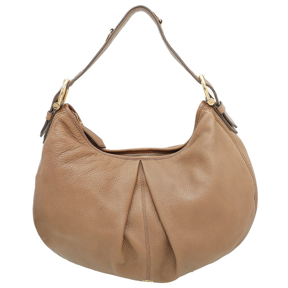 Burberry Brown Malika Hobo Bag-Burberry-THE CLOSET