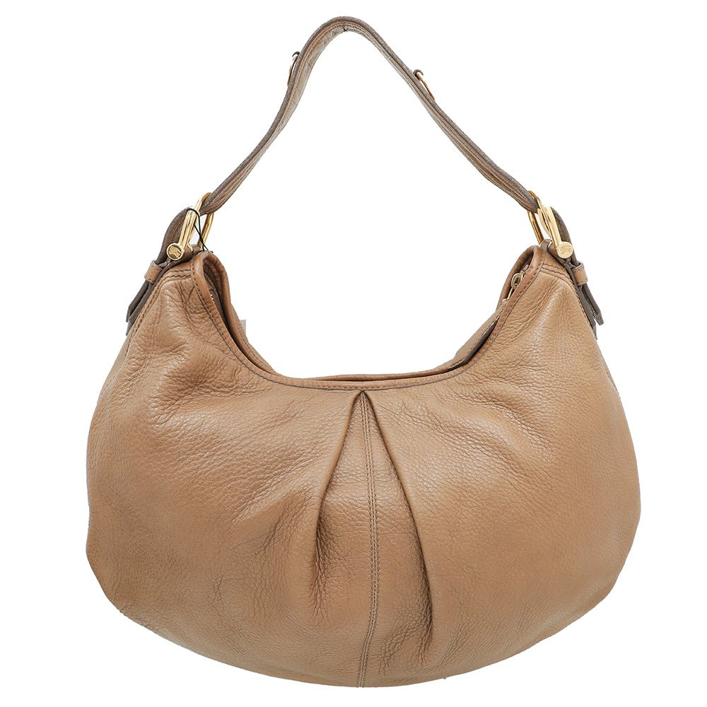 Burberry Brown Malika Hobo Bag-Burberry-THE CLOSET