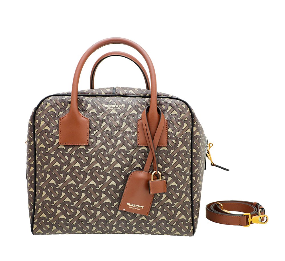 Burberry Brown Monogram Cube Bag-Burberry-THE CLOSET