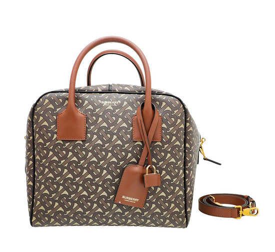 Burberry Brown Monogram Cube Bag - Main Image