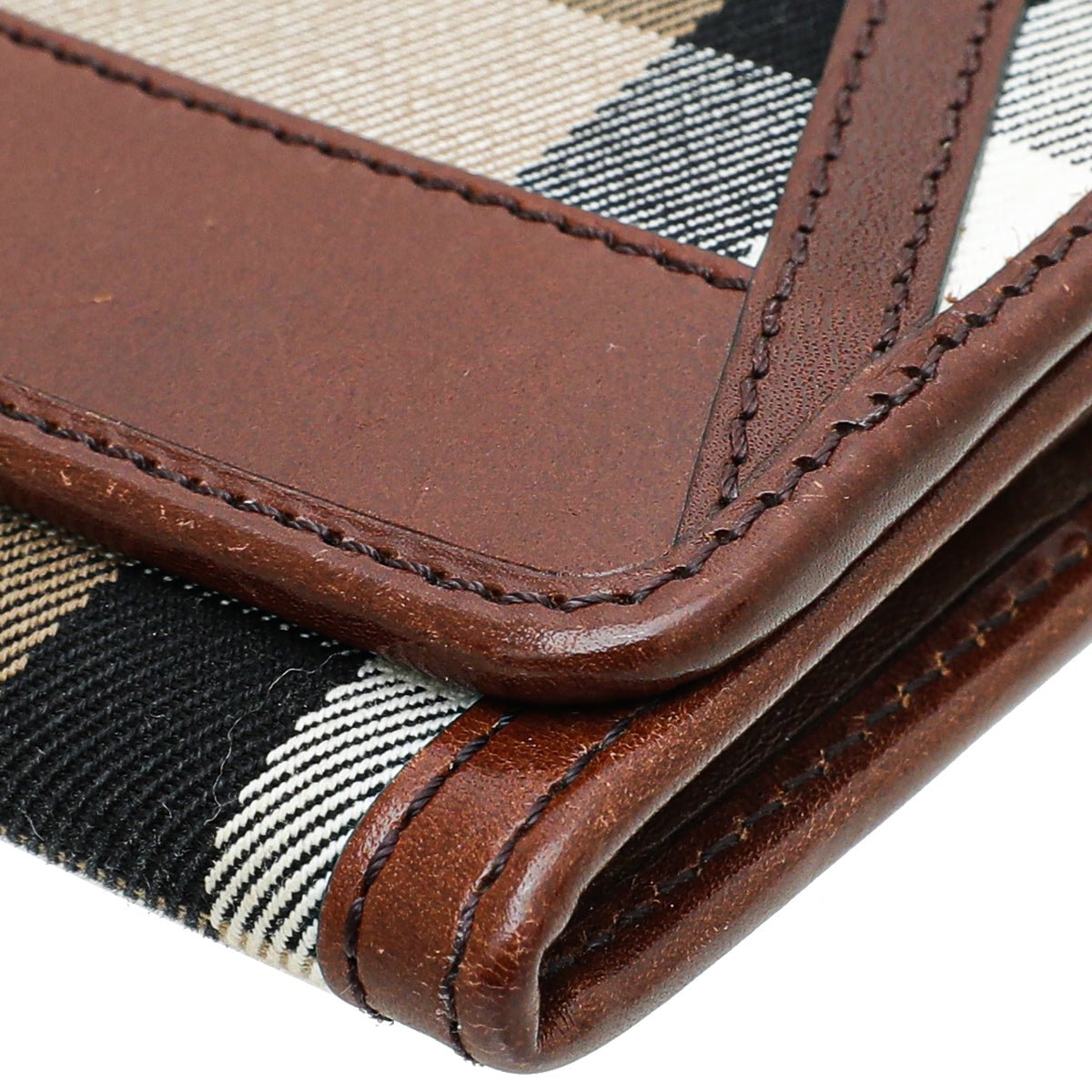 Burberry - Burberry Brown Nova Check Continental Wallet | The Closet