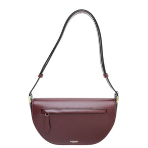 Burberry Burgundy Olympia حقيبة صغيرة