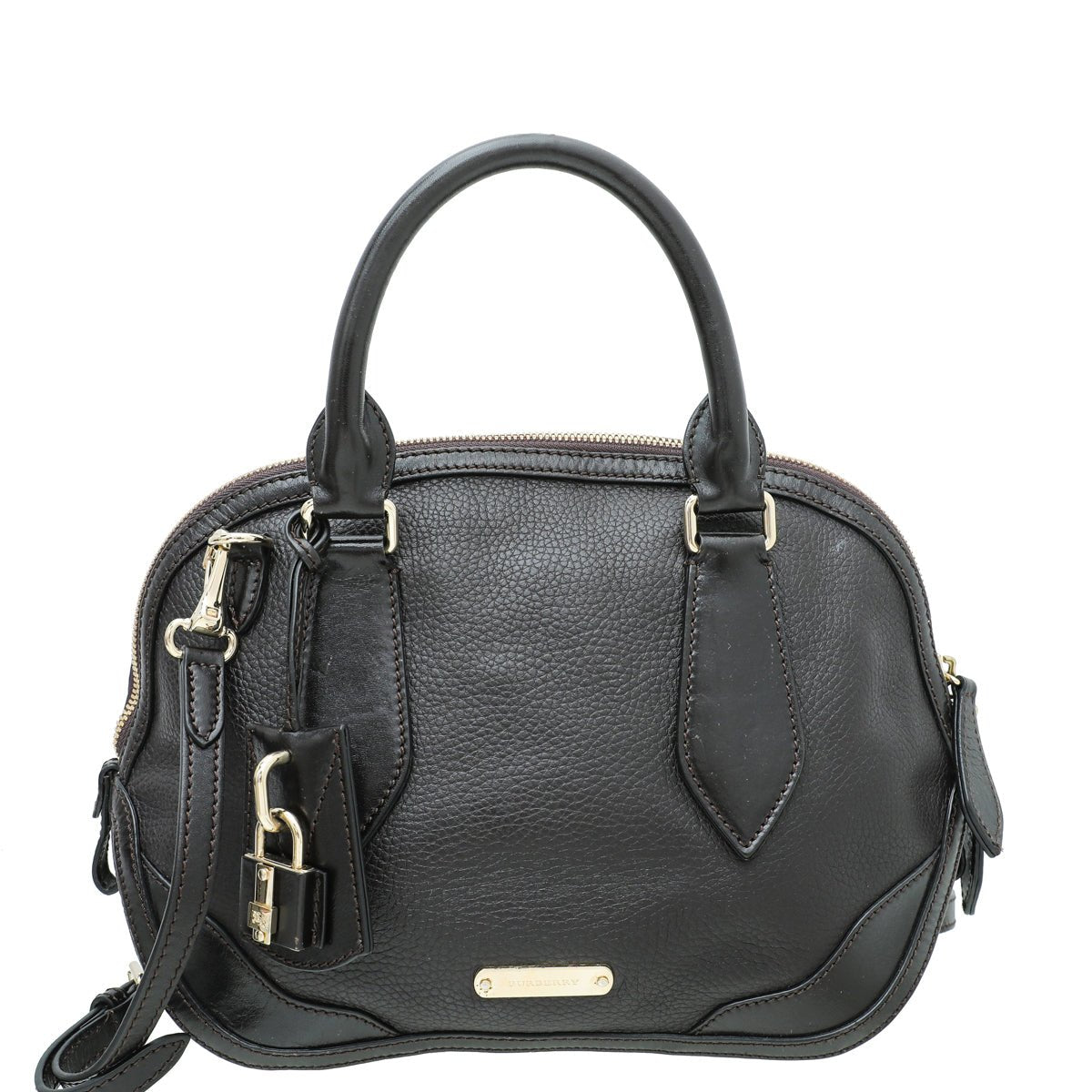 Burberry Chocolate Brown Orchard Satchel Bag-Burberry-THE CLOSET