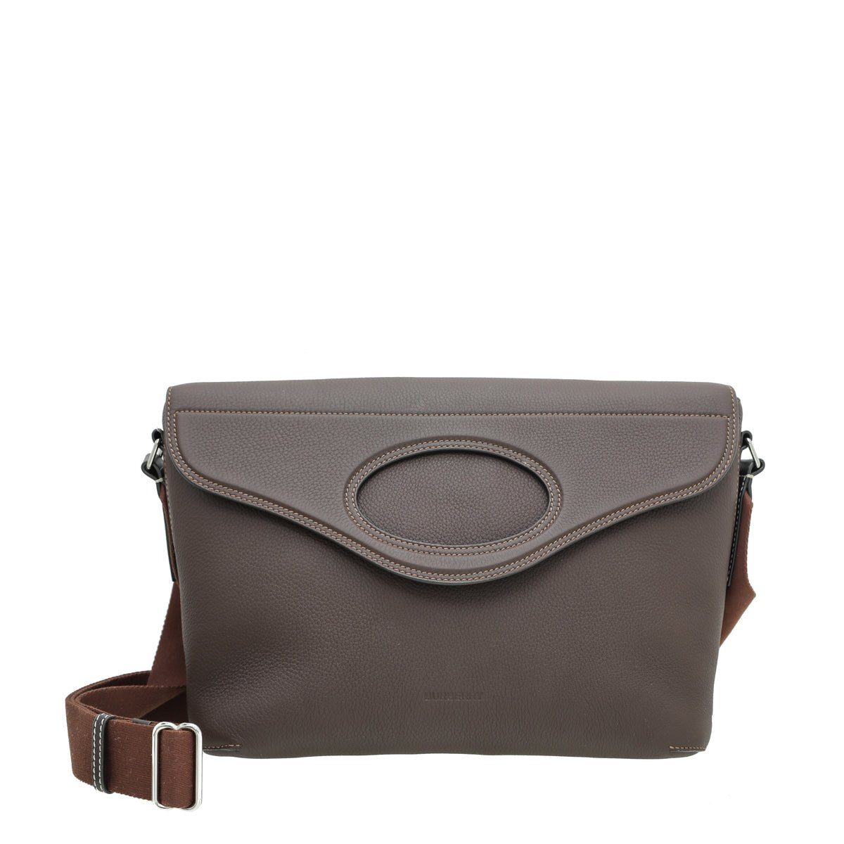 Burberry Clay Brown Pocket Large Messenger Bag-Burberry-THE CLOSET