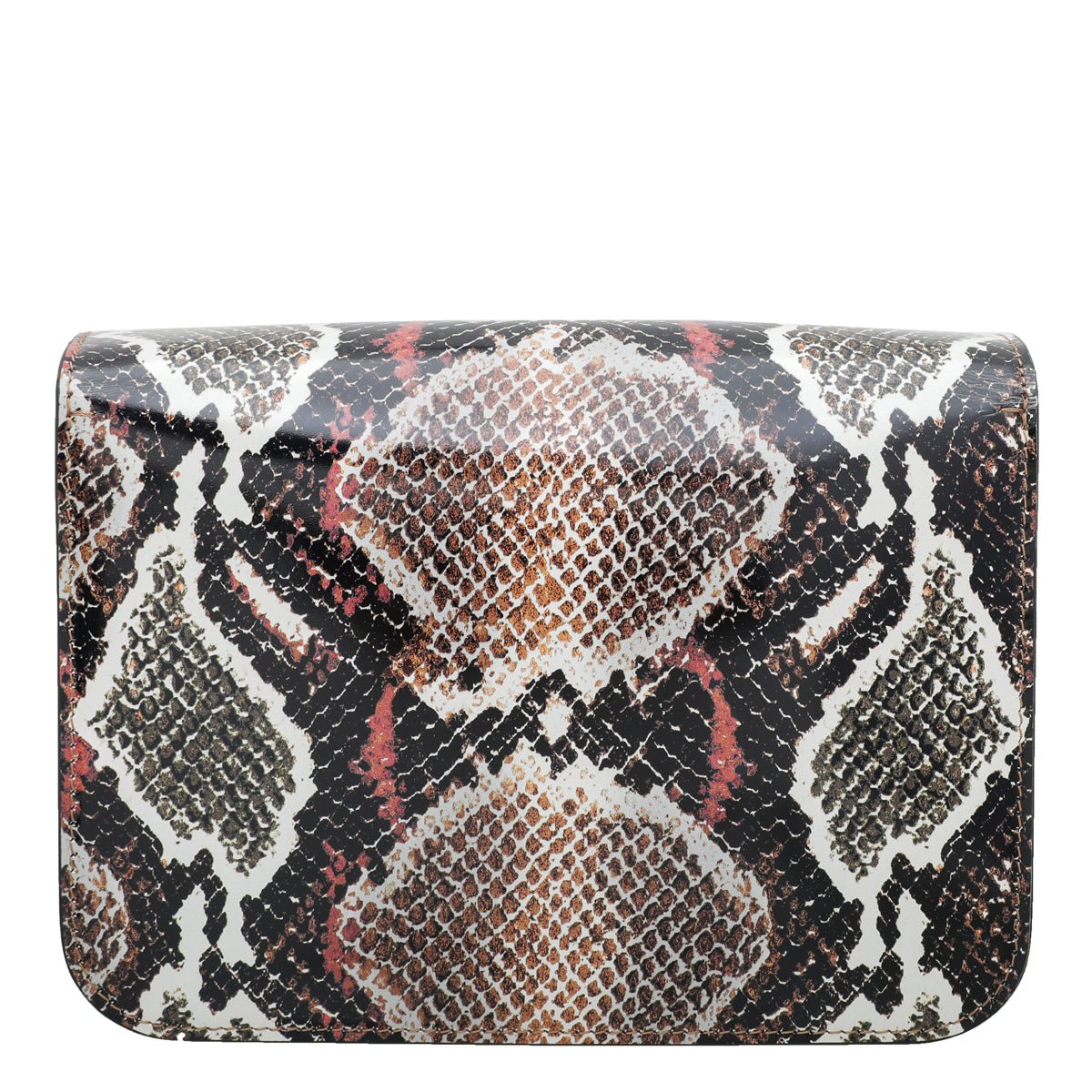 Burberry Cocoa Python Print TB Flap Bag-Burberry-THE CLOSET