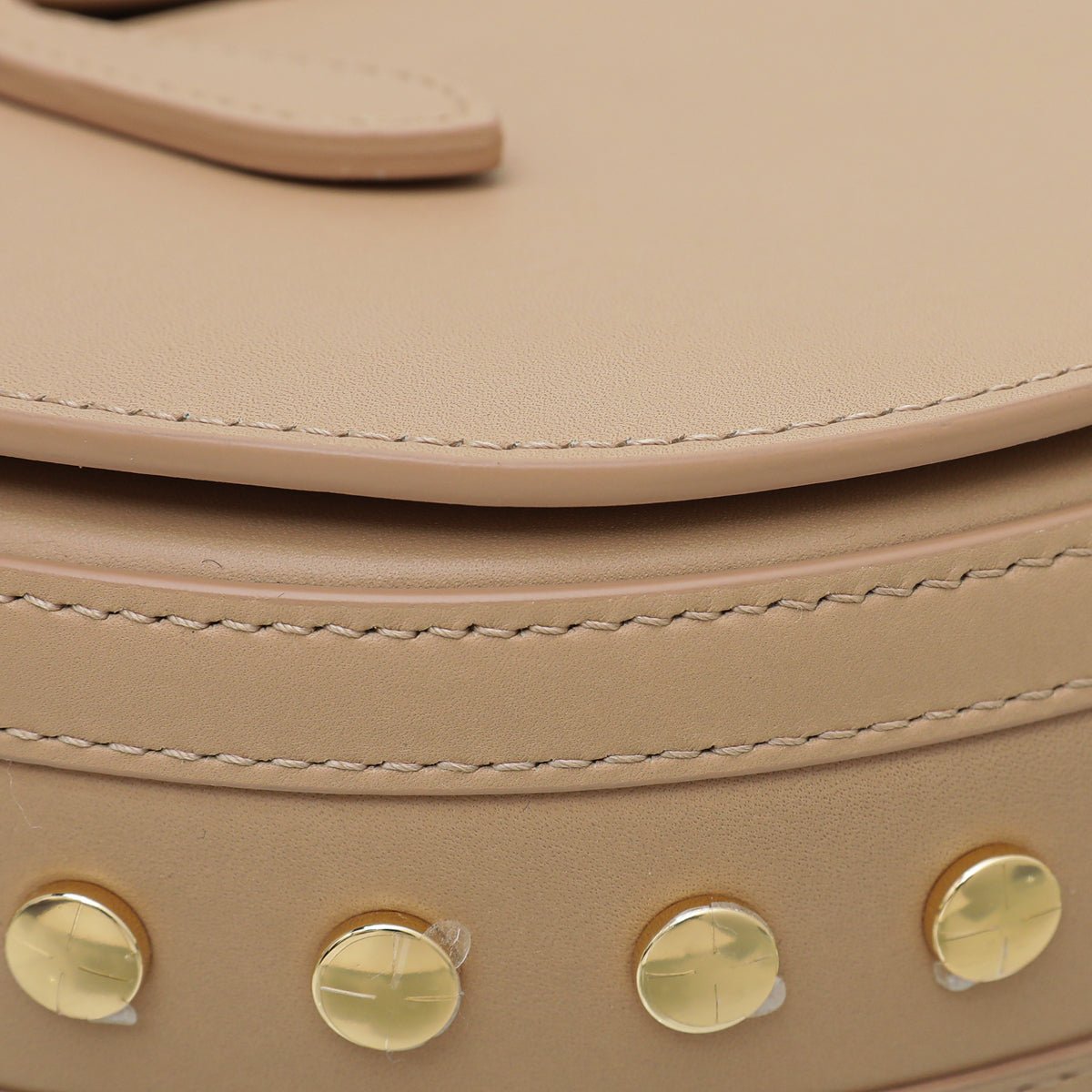Burberry - Burberry Cool Beige Olympia Studs Flap Bag | The Closet