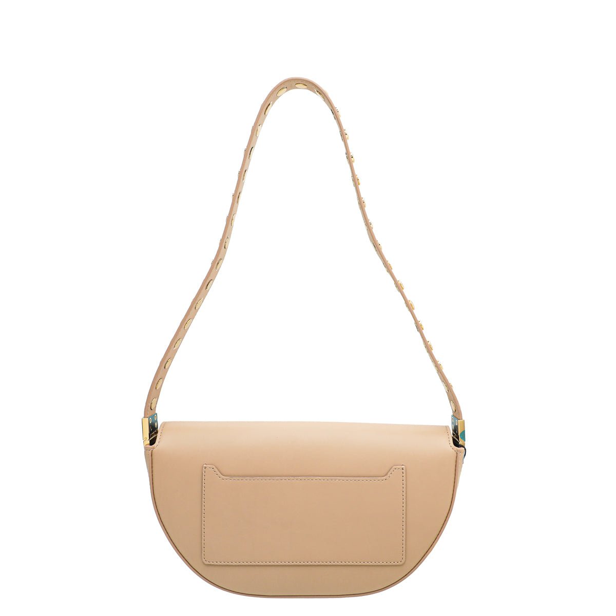 Burberry Cool Beige Olympia Studs Flap Bag-Burberry-THE CLOSET