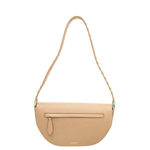 Burberry Cool Beige Olympia Studs Flap Bag