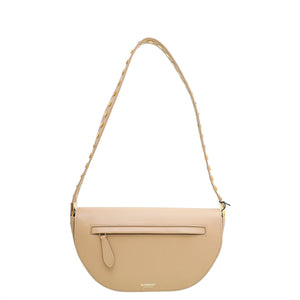 Burberry Cool Beige Olympia Studs حقيبة رفرف صغيرة