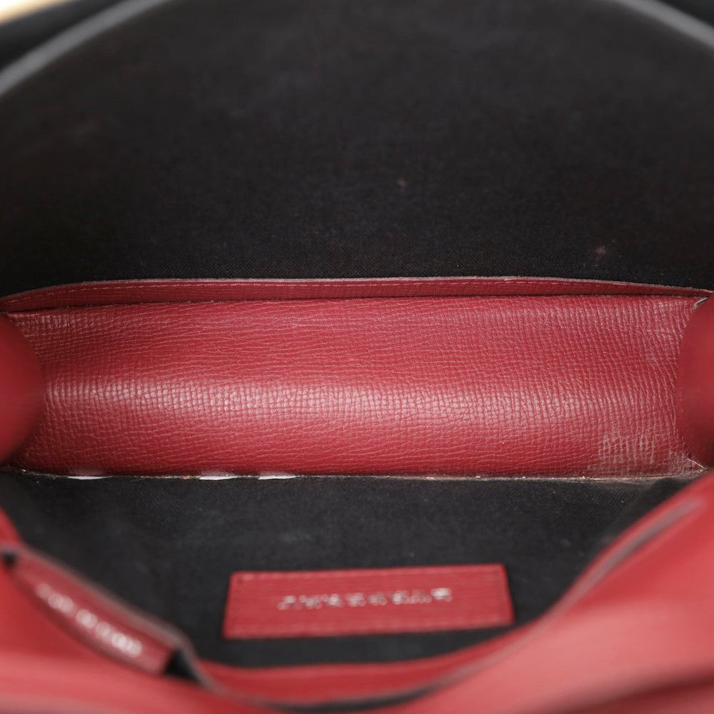 Burberry Crimson Vintage Check Macken Crossbody Bag-Burberry-THE CLOSET