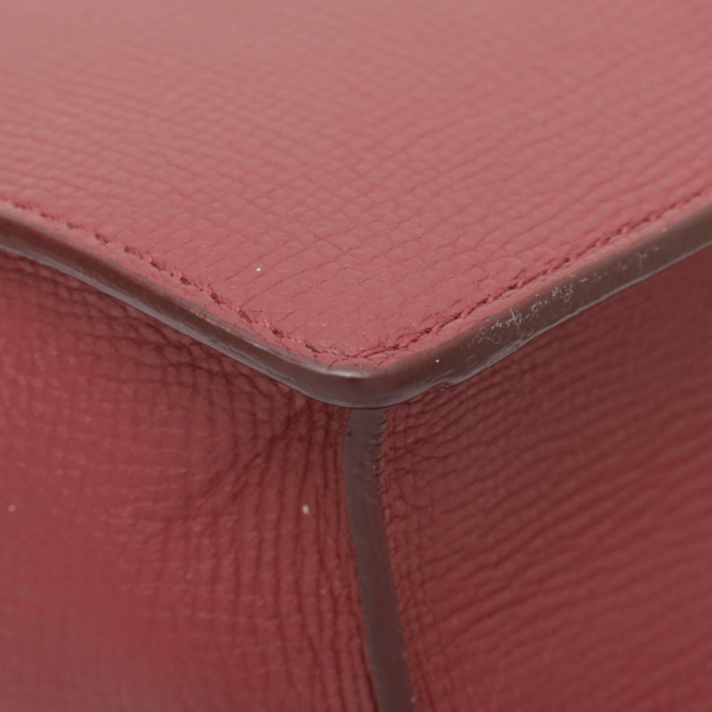 Burberry Crimson Vintage Check Macken Crossbody Bag-Burberry-THE CLOSET