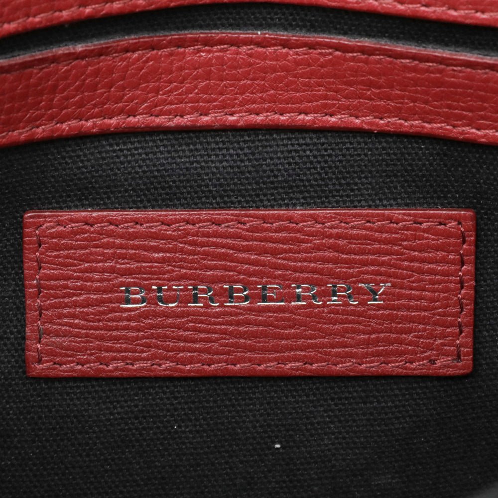 Burberry Crimson Vintage Check Macken Crossbody Bag-Burberry-THE CLOSET