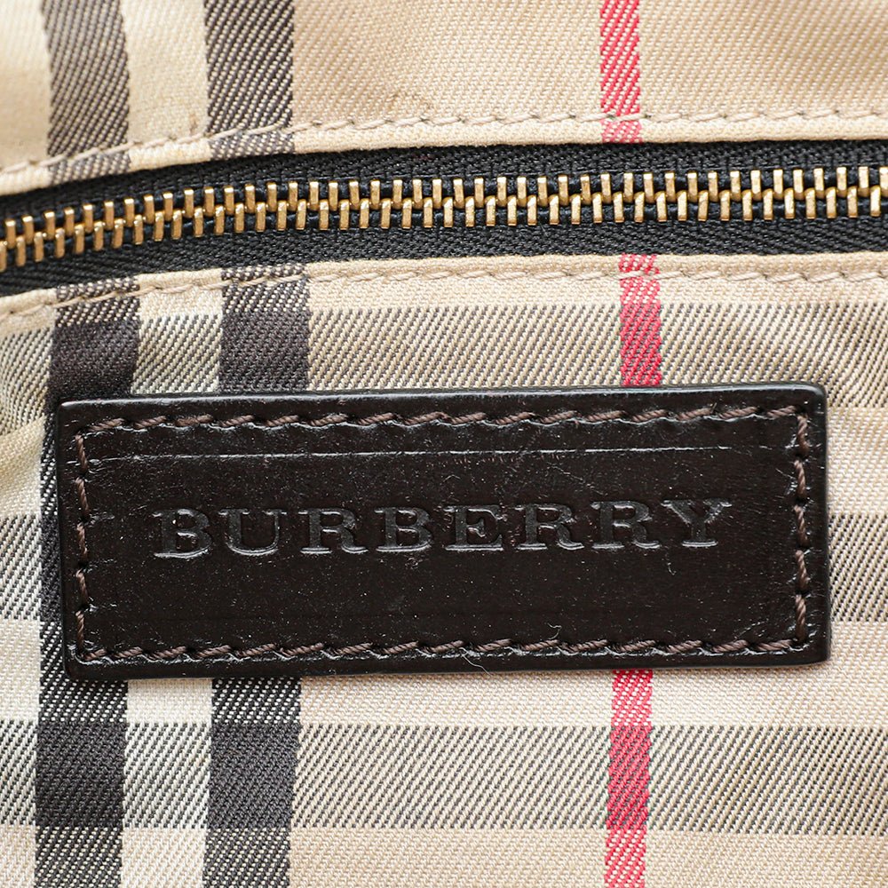 Burberry - Burberry Dark Brown Dome Satchel Bag | The Closet