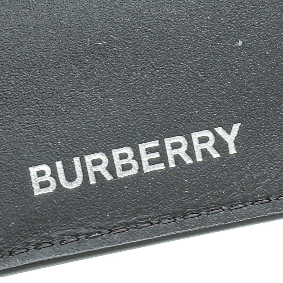 Burberry Dark Charcoal Check Finn Compact Wallet – THE CLOSET