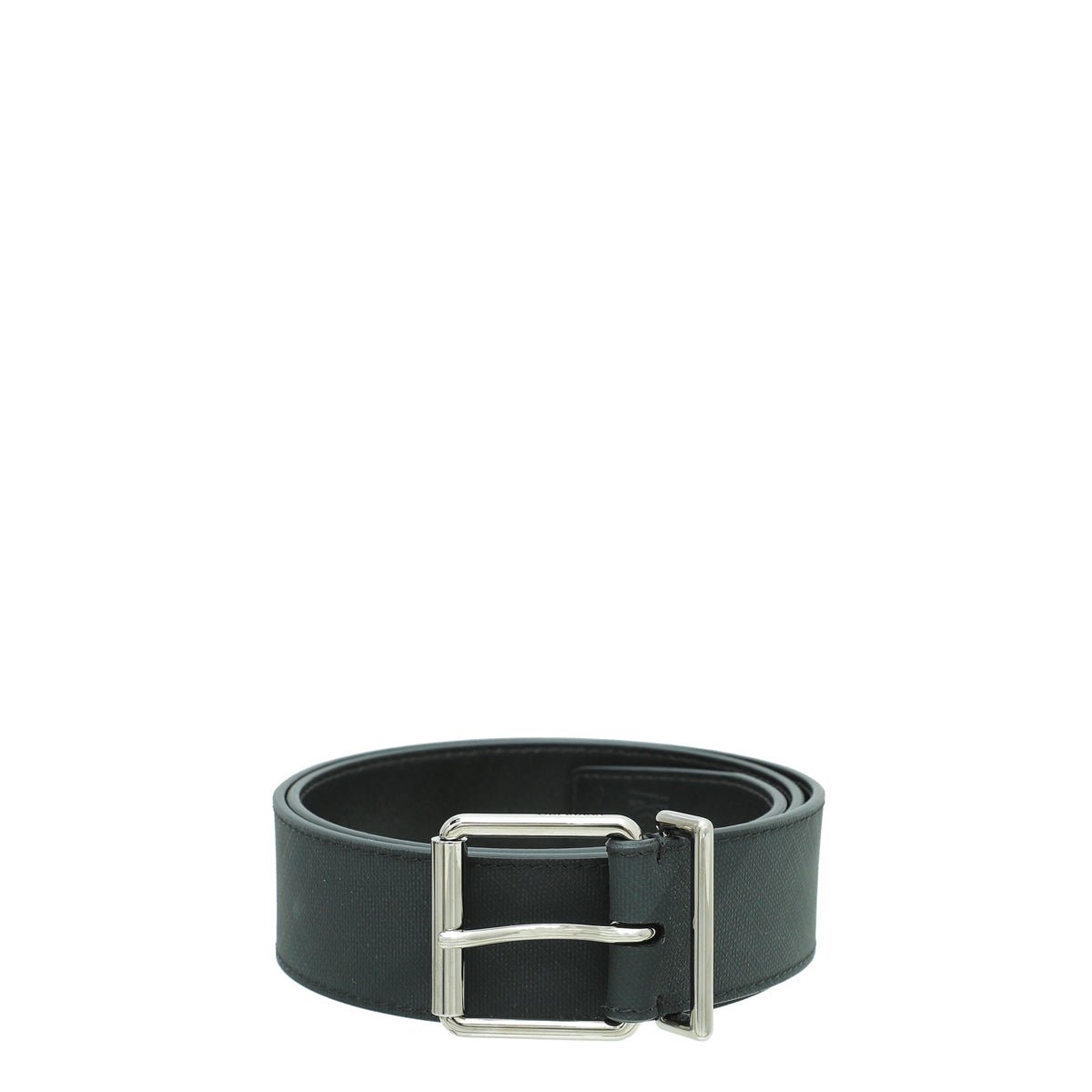 Load image into Gallery viewer, Burberry - Burberry Dark Charcoal Check Reversible Clarke Belt 34 | The Closet
