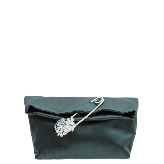 Burberry - Burberry Dark Forest Pin Crystal Small Clutch | The Closet