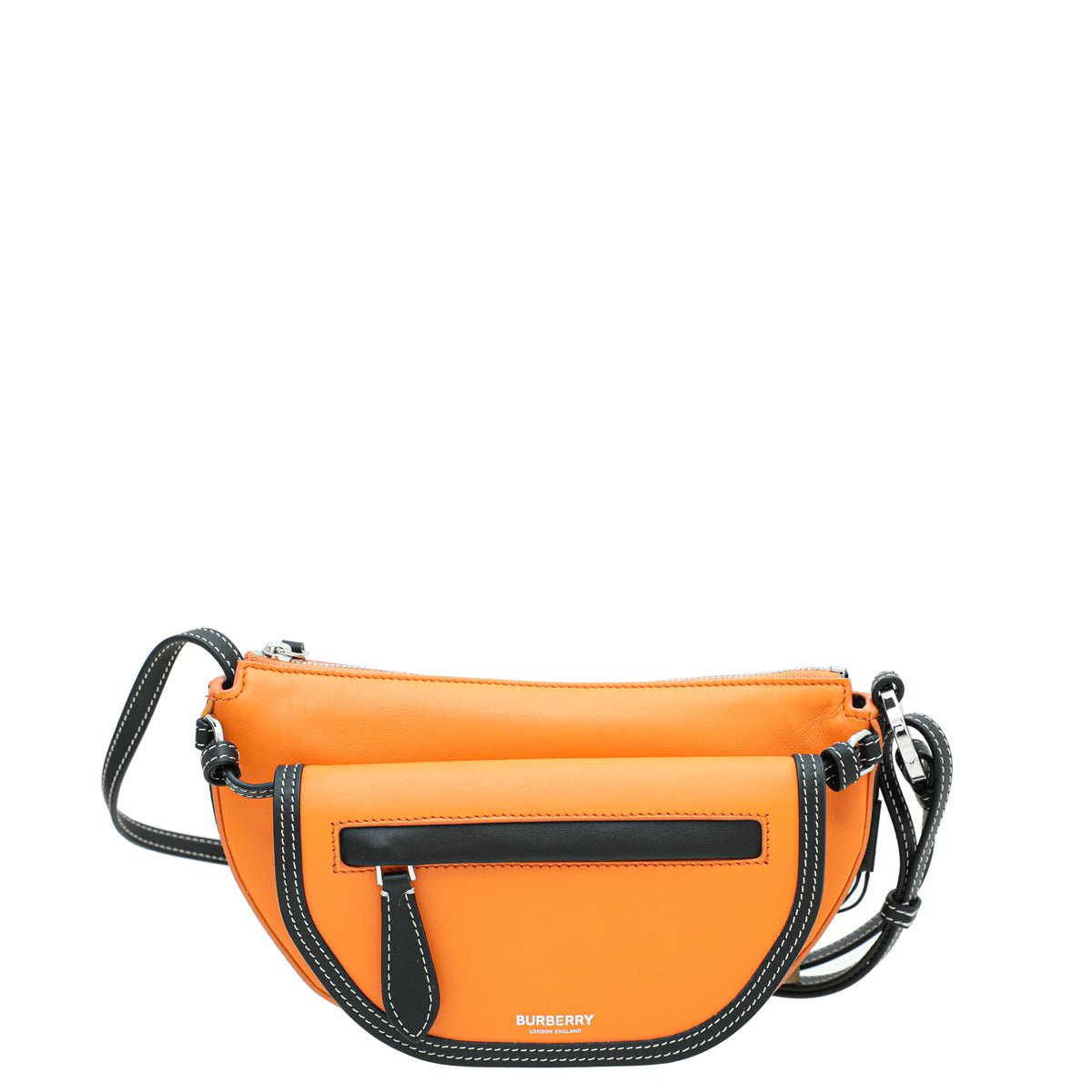 Burberry - Burberry Deep Orange Olympia Double Mini Bag | The Closet