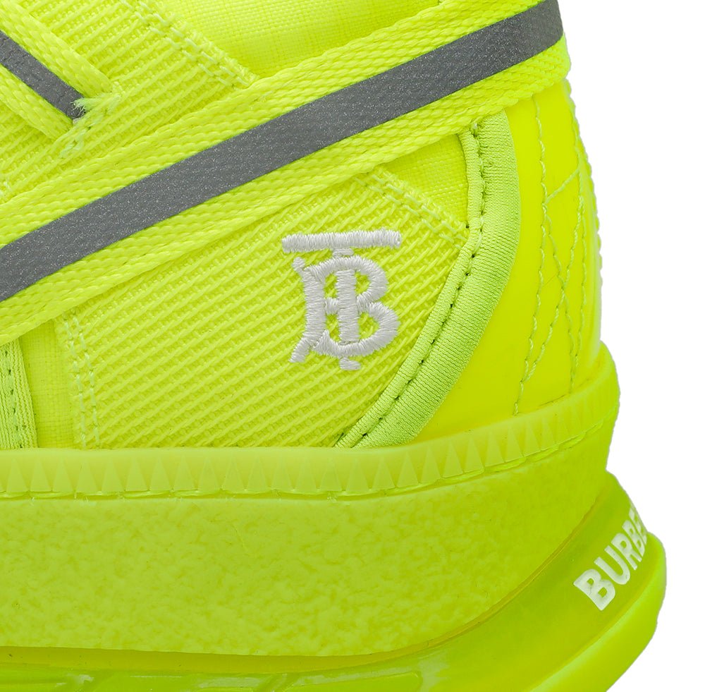 Burberry - Burberry Fluorescent Yellow Union Sneakers 40 | The Closet