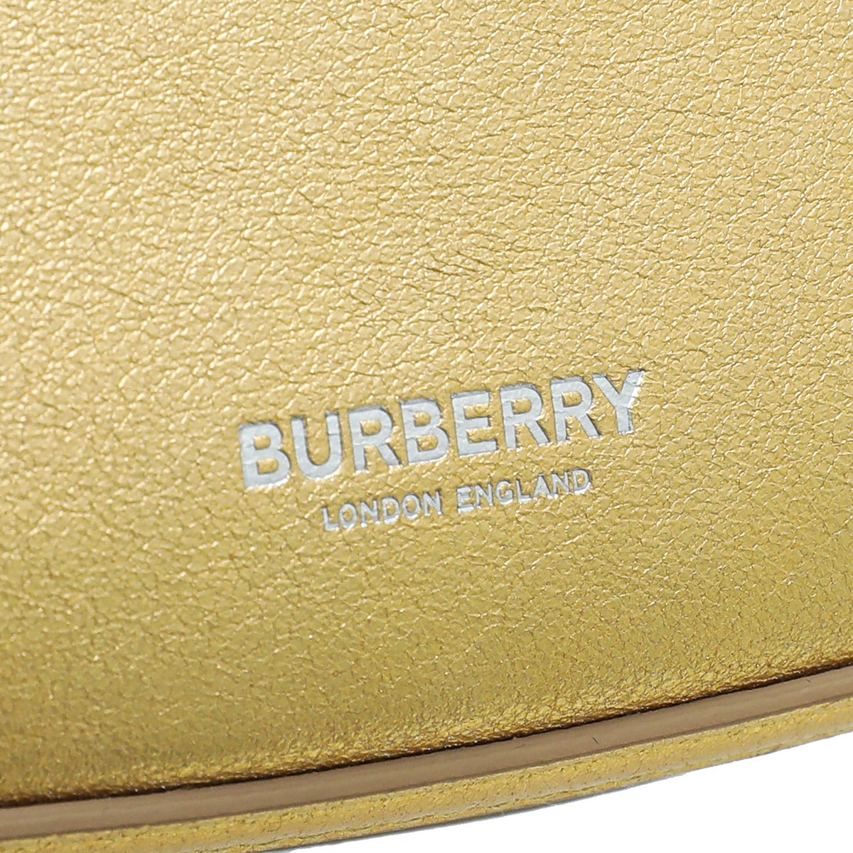 Burberry Gold Olympia Mini Chain Zip Bag – THE CLOSET