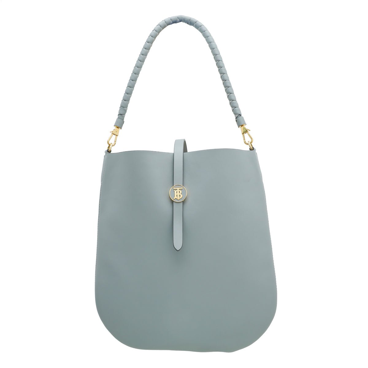 Burberry Grey TB Anne Hobo Medium Bag-Burberry-THE CLOSET
