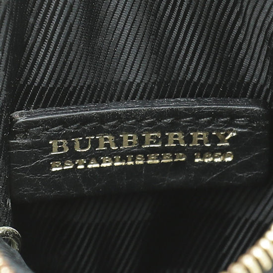 Shop Burberry Unisex Calfskin Plain Leather Folding Wallet Logo Coin Cases  by PaPiCo