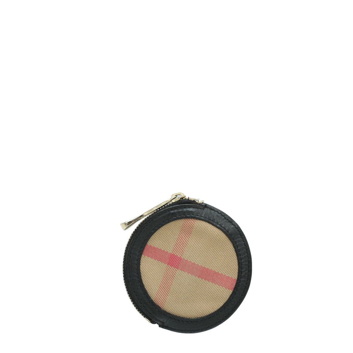 Burberry Haymarket Black Coin Purse Key Holder-Burberry-THE CLOSET