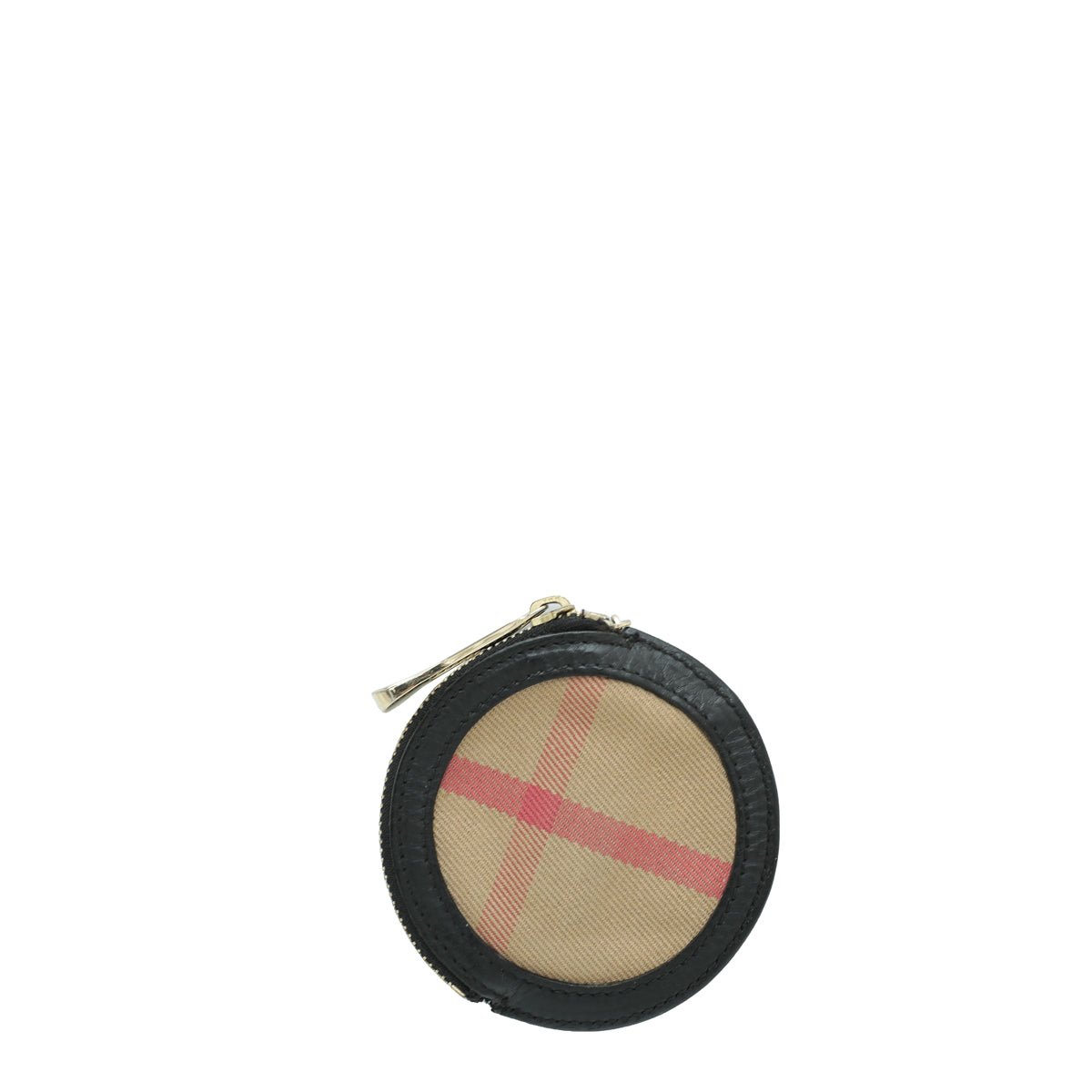 Burberry - Burberry Haymarket Black Coin Purse Key Holder | The Closet