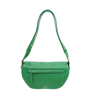 Burberry Ivy Green Olympia حقيبة صغيرة ناعمة
