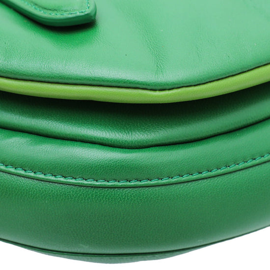 Burberry - Burberry Ivy Green Soft Olympia Small Bag | The Closet