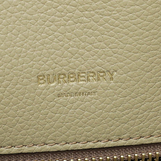 Burberry - Burberry Light Beige Title Small Tote Bag | The Closet