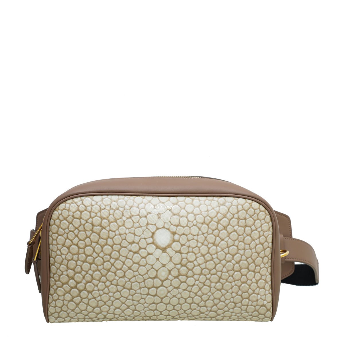 Burberry Light Sand Stingray Print Cube Bumbag-Burberry-THE CLOSET