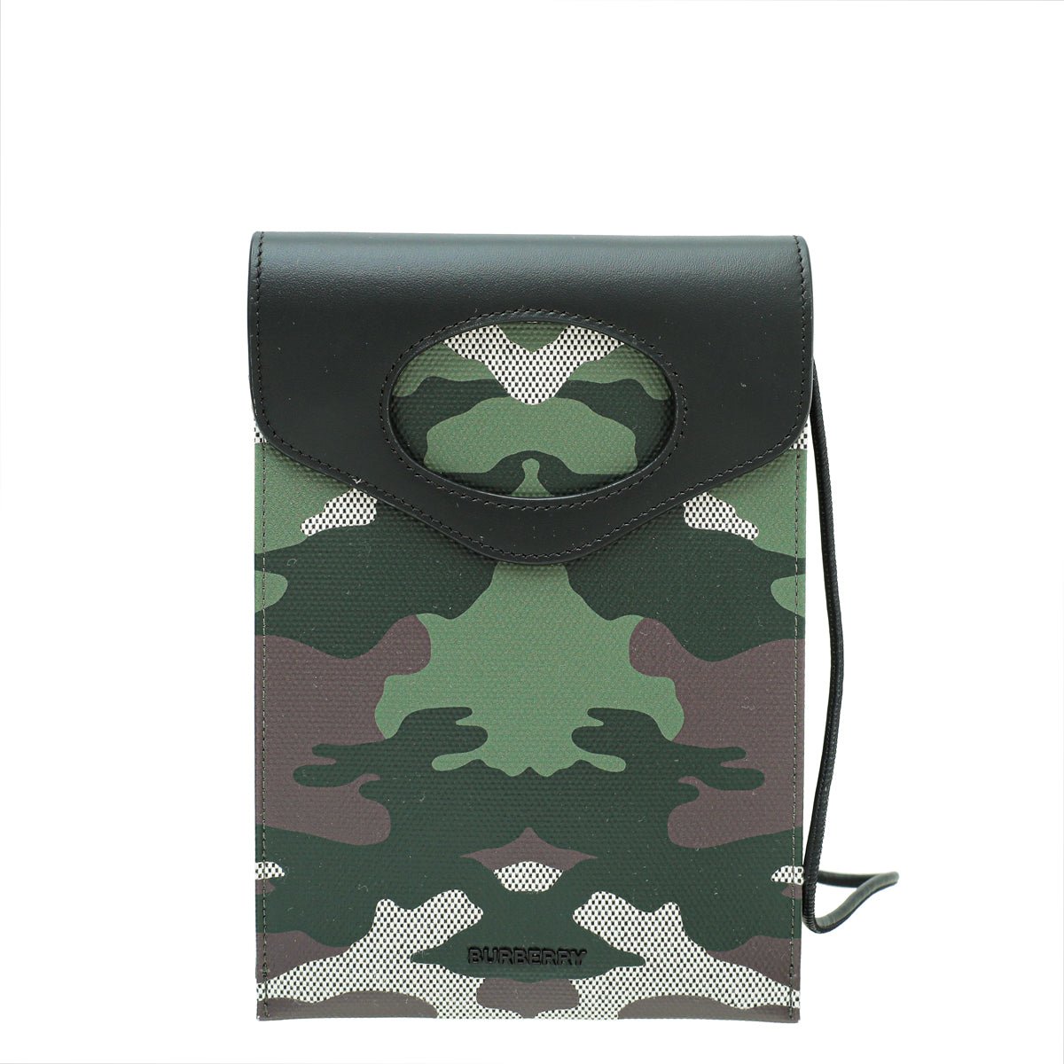 Burberry Mangrove Green Pouch W( Lanyard-Burberry-THE CLOSET