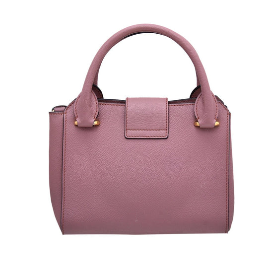 Burberry - Burberry Mauve Pink Buckle Tote Small Bag | The Closet