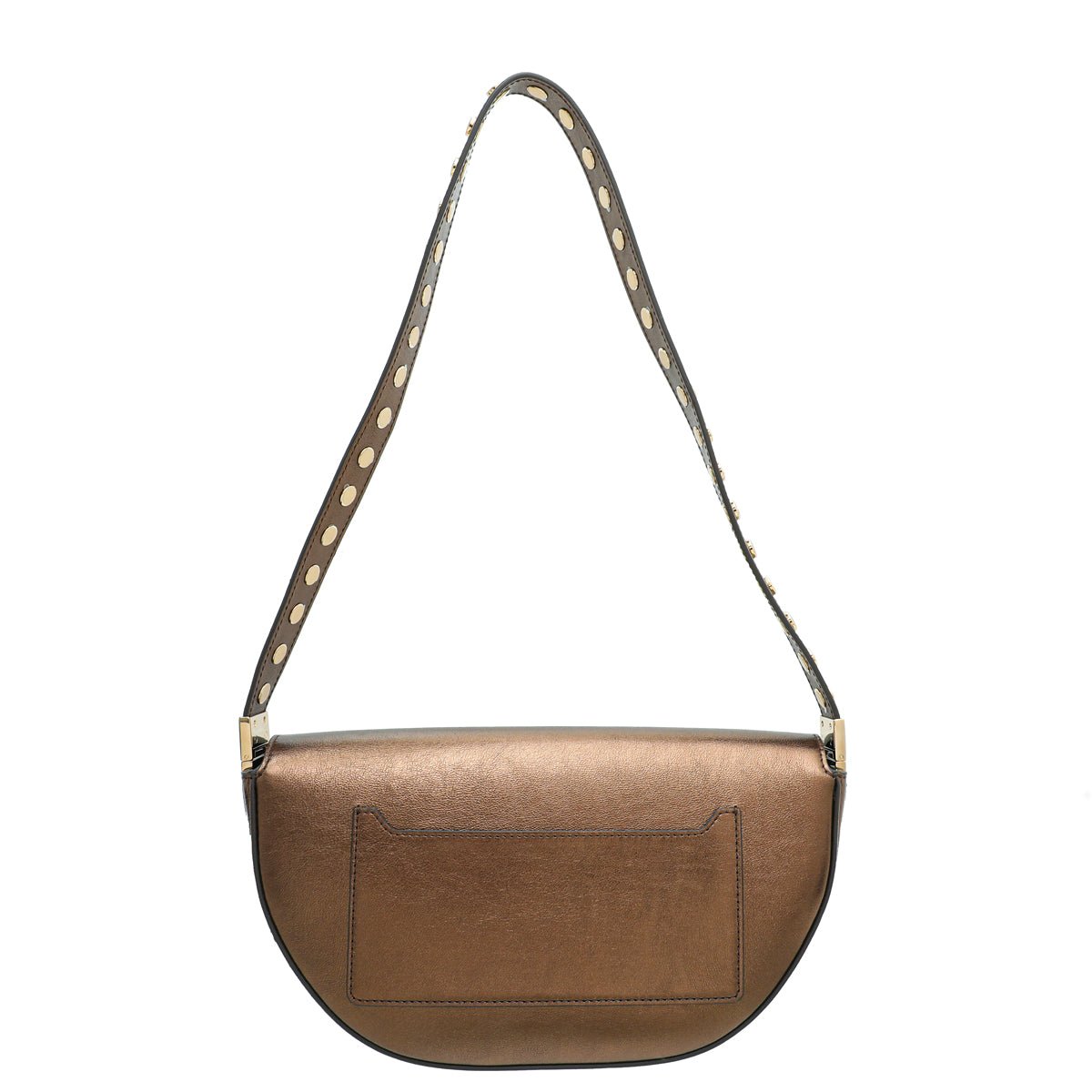 Burberry - Burberry Metallic Bronze Studded Olympia Bag | The Closet