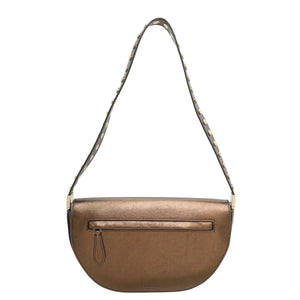 Burberry Metallic Bronze Baged Olympia Bag
