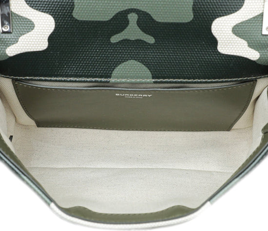 Burberry - Burberry Military Green Camou Lola Chain Bag | The Closet